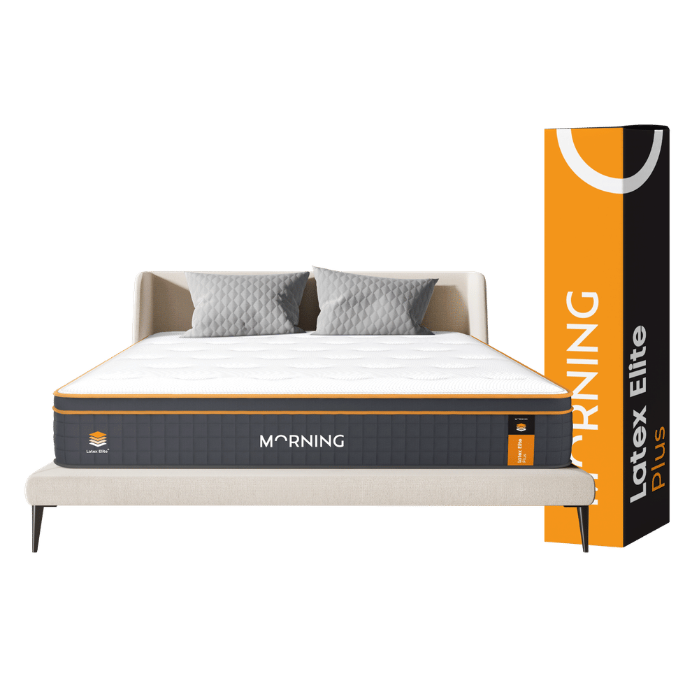 ที่นอนยางพารา 6ฟุต MORNING SLEEP LATEX ELITE PLUS หนา 10 นิ้ว เสริมพ็อกเก็ตสปริง